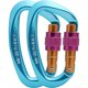 thumbnail image 1 of Mosquetones CAMNAL tipo D con cierre de rosca, 2 unidades, UIAA, 25 kN, 1 of 3