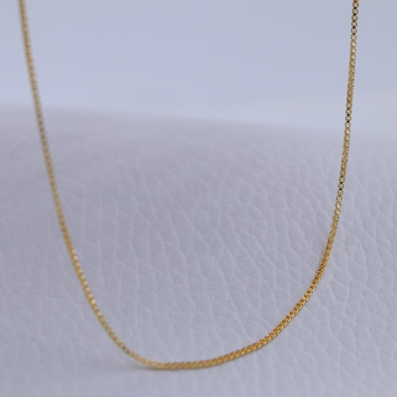 Cadena Tejido Veneciano Laminado 18k