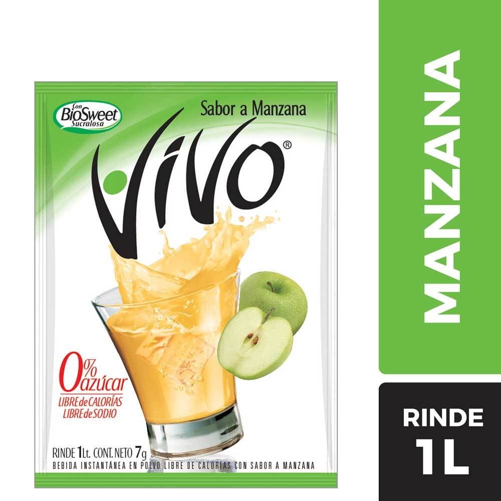 Jugo En Polvo Manzana Sobre 7 g Vivo
