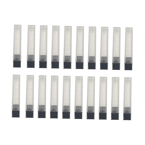 Magideal - Caja Para Brocas De 20 Piezas, Contenedor Para Brocas, Protección Vacía Compacta, Caja De Almacenamiento Portátil Para Brocas De Uñas, Caja De Almacen Negro