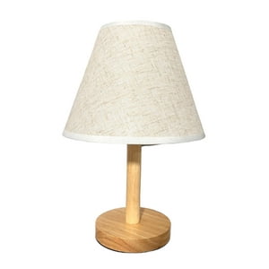 Oem - Lampara De Velador Lampara De Mesa Madera Clasica Bm