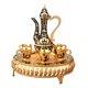 thumbnail image 2 of Juego De Té De Lujo, 6 Tazas, Juego De Servicio De Té Para Mesa De Comedor, Decoración Navide?a, Negro Y Dorado, 2 of 5