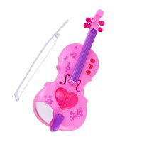 Magideal - 4 Cuerdas Para Niños Violin Juguete Eléctrico Primeros Instrumentos Musicales Portátiles Regalos De Cumpleaños Regalos De Cumpleaños Niñas Y Niños Niñ
