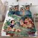 thumbnail image 3 of Snow White And The Seven Dwarfs 3-Piece Bedding Set For Kids Boys Girls Adult Cartoon Warm Cute Fashion Holiday Present Gift Bed Sheets, 3 of 5