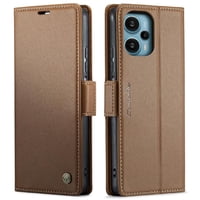 Caseme Tipo Cartera Xiaomi Poco F5 5G Con Cierre Magnético, Rfid, Tarjetero, Soporte, Carga Inalámbrica