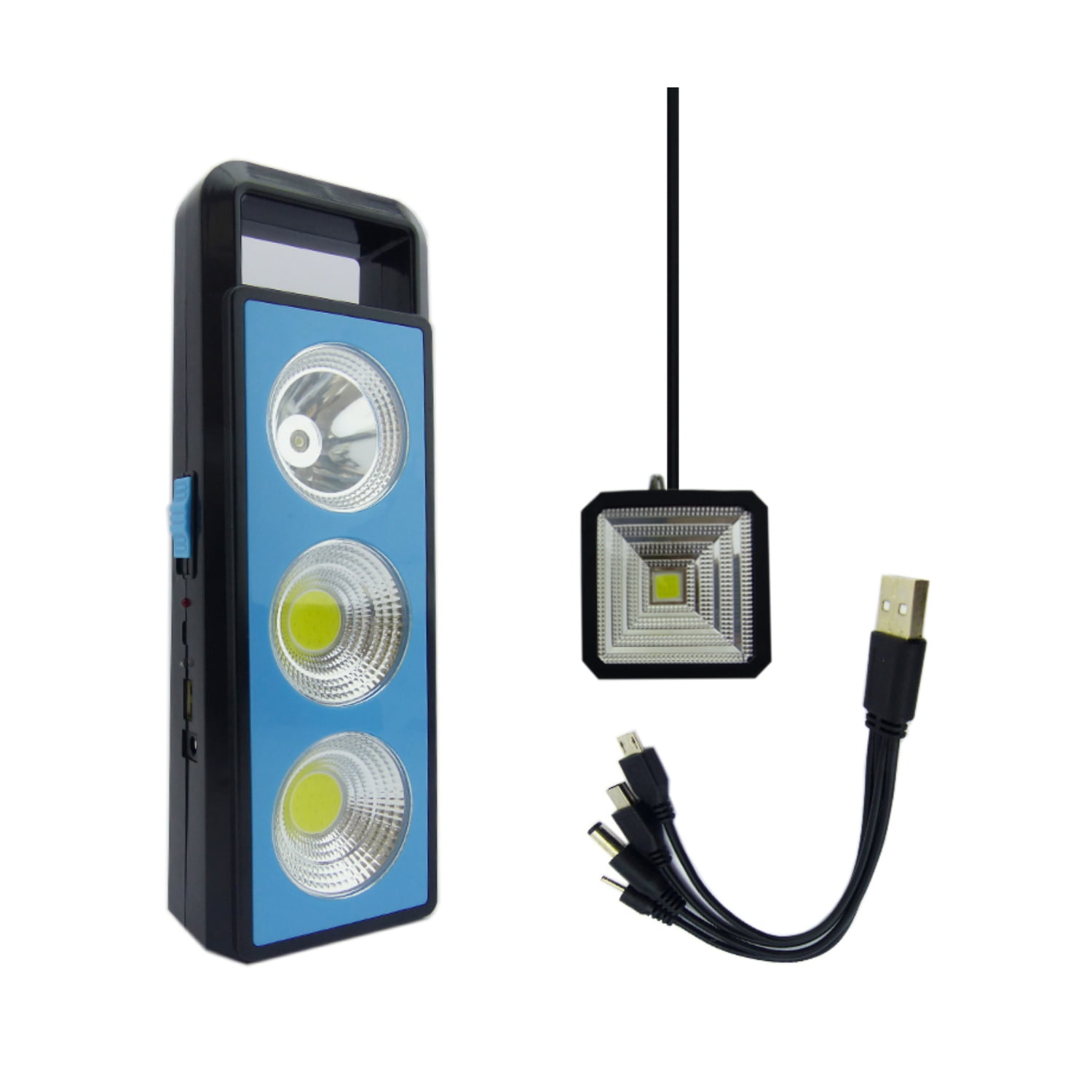 Importclick - Kit Solar Portátil Accesorios Recargable