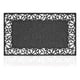 thumbnail image 1 of Alfombra De Entrada Hogar Limpiapiés Diseño Romantic 74x44cm negro, 1 of 5