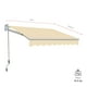 thumbnail image 2 of Toldo con brazo retractil Terrazas 3x2.5 Mts Beige, 2 of 11
