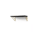 thumbnail image 1 of Repisas Flotantes de Madera Multipropósito Kit 3 Negro con Dorado, 1 of 3