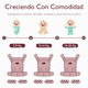 thumbnail image 4 of Momcozy Portabebé Ergonómico Cangurera Para Bebé Mochila Multifuncional para Bebés de 3.5 a 20 kg, Color Noche Estrellada, 4 of 9