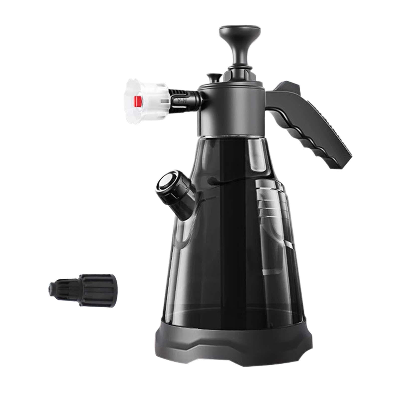 Ioensy - Pulverizador De Espuma Para El Hogar, Pulverizador De Agua Con 2 Boquillas, Pulverizador De Jabón A Presión Manual Con Cubierta Blanca