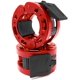 thumbnail image 1 of Pinzas para mancuernas Clout Fitness Quick Release, 2 pulgadas, color rojo y negro, 1 of 5