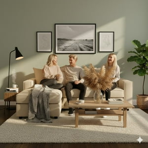 Sitial Home - Seccional Libre Disposicion Baco Beige Con Resortes Full Comfort Plus