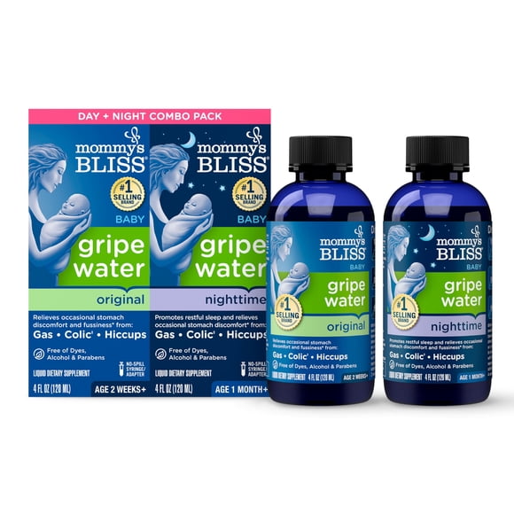 Gripe Water Mommy's Bliss para bebés con gases y cólicos a partir de 2 semanas