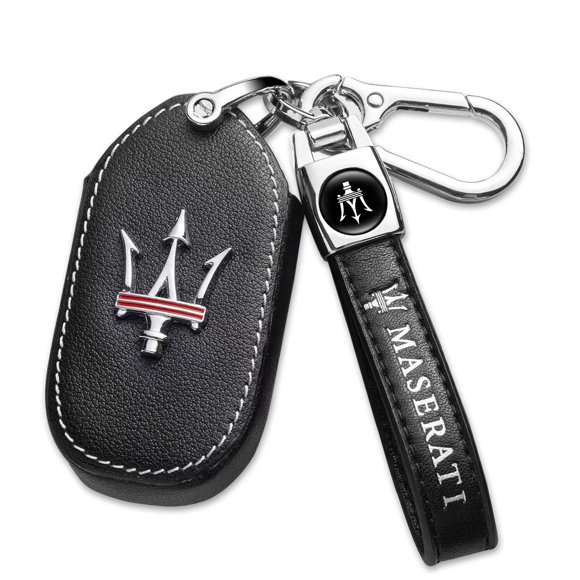 Llavero ZERAL para Maserati Quattroporte, Ghibli y Levante – negro