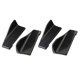 thumbnail image 2 of 4 Uds PP Coche Cuerpo Alerones Para Parachoques Trasero Labio Kit Divisores Protectores Difusor, 2 of 6