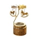 thumbnail image 1 of Elegante Candelabro Giratorio Portavelas Para Chimenea Decoración Del Hogar Caballo, 1 of 3