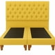 thumbnail image 1 of Cama 2 Plazas Modelo Capitoné  Amarillo, 1 of 3