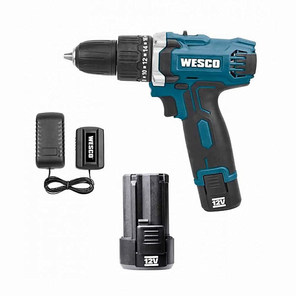 Wesco - Taladro Inalámbrico Percutor + Batería + Cargador Ws2547k