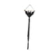 thumbnail image 3 of Tapiz Colgante De Pared De Macramé, Patrón De Murciélago, Borla Larga Para Boda, Decoración Del Hogar, Negro, 30x100cm, 3 of 3