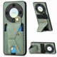 thumbnail image 1 of Funda Resistente para Honor X9A con Tarjetero y Soporte, Diseño Magnético Verde, 1 of 5