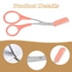 thumbnail image 4 of Tijeras de acero inoxidable de color para cejas con peine, tijeras para recortar cejas, herramienta de maquillaje para recortar cejas, peine, 4 of 5