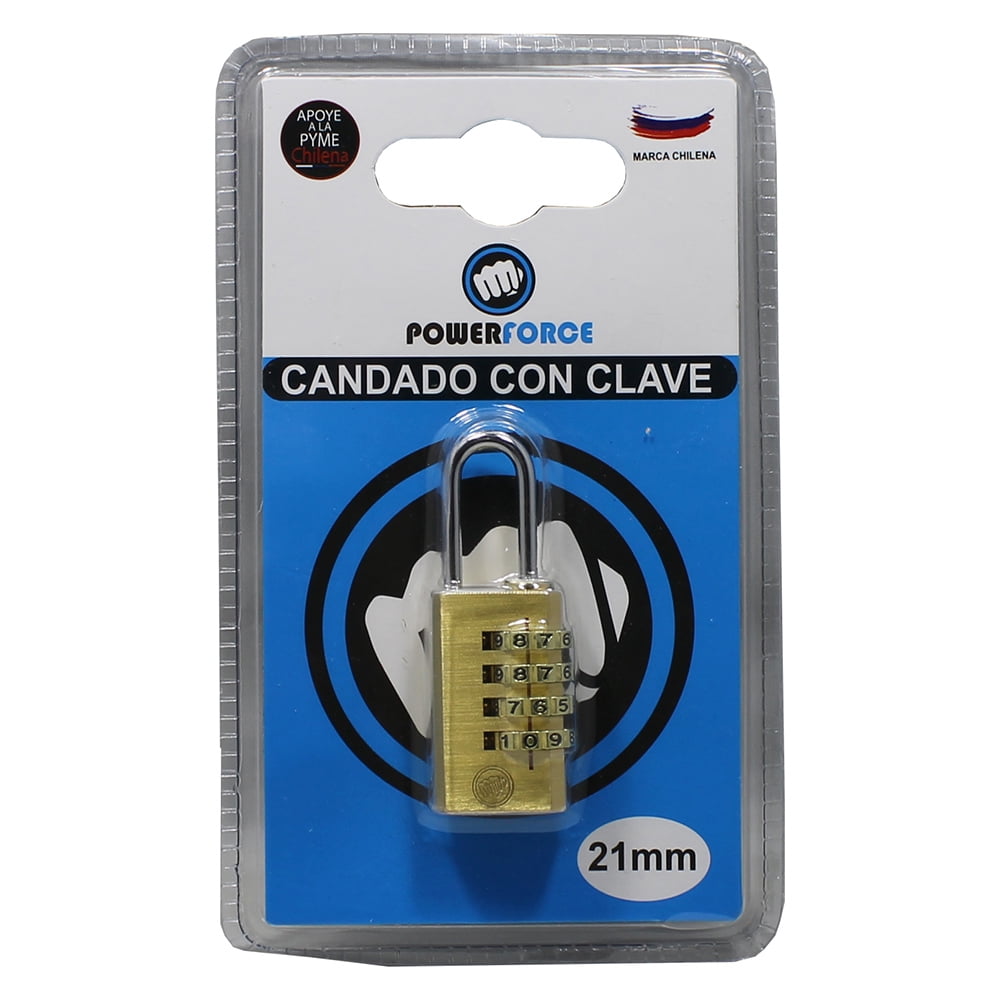 Power Force - Candado Sandy Viajero 21mm