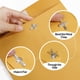 thumbnail image 4 of Sobres SUNEE Brown Kraft de 9 x 12 pulgadas con cierre de broche, paquete de 20, 4 of 7
