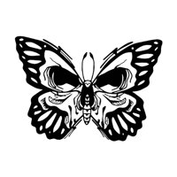 Bothyi - Escultura De Silueta De Mariposa Para Decoración De Pared De Metal, Ideal Para Baño, Casa De Campo Y Patio.