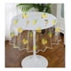 thumbnail image 1 of Mantel De Hule Plastico Redondo Transparente Diseños blanco, 1 of 3