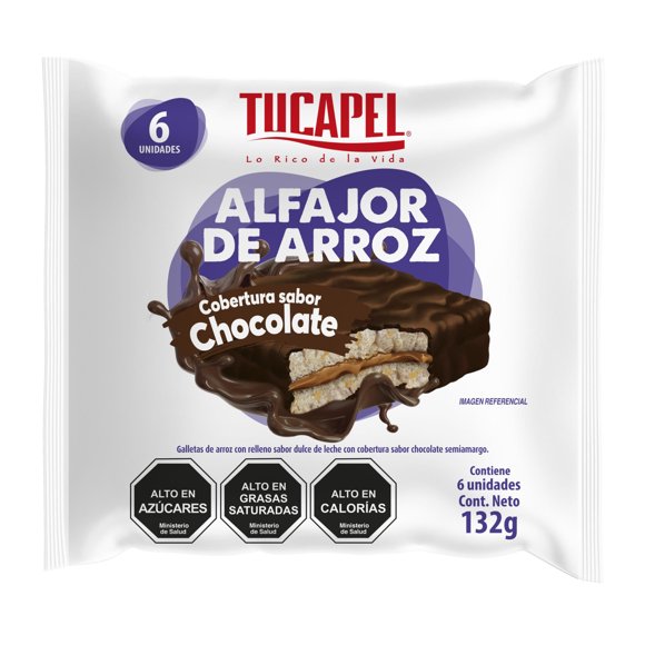 Alfajor de Arroz Bolsa, 132 g