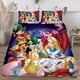 thumbnail image 3 of Alice In Wonderland 3-Piece Bedding Set For Kids Boys Girls Adult Cartoon Warm Cute Fashion Holiday Present Gift Bed Sheets, 3 of 5