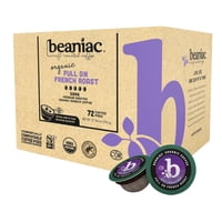 Coffee Pods Beaniac Organic Full On French Toast, 72 Unidades