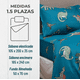 thumbnail image 2 of Sabanas infantil casatua 1.5 plaza color azul, 2 of 3