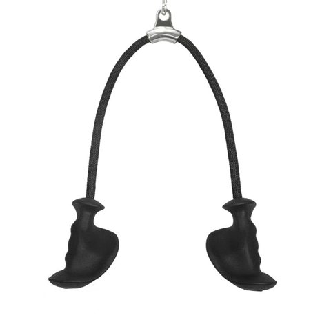 Xusx111 - Cuerda De Tricep Con Manijas Ergonómicas, Tricep Pull Down Cable Para Máquina De Cable, Sistema De Polea, Conexión De Cable De Cuerda De Triceps Para Gimnasio, Casa