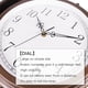 thumbnail image 5 of Reloj de pared BESTIME 41 cm doble cara metal con acabado rojo antiguo, 5 of 5