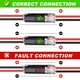 thumbnail image 4 of Conector de cable Hongliang 30 piezas de 2 pines para cable 18-22 AWG, 4 of 9