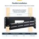 thumbnail image 4 of Soporte de montaje en pared para patch panel StarTech.com 4U abatible de 15 kg, 4 of 7