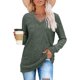 thumbnail image 3 of Sweater Sampeel para Mujer, Cuello en V, Manga Larga, Túnica, 3 of 3
