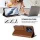 thumbnail image 4 of Funda Volteable tipo Billetera con Correa para Infinix Hot 30 4G, Marrón, 4 of 6