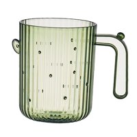 Magideal - Soporte Portátil Para Cepillo De Dientes, Taza Para Lavar Gárgaras, Soporte Para Cepillado De Dientes, Vaso De Baño Reutilizable Para Cocina, Baño, Ca Verde