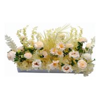 Genérico - Flores Artificiales Decorativas Arreglo Floral Adorno Jhn