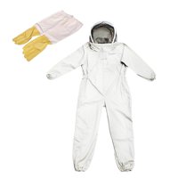 Magideal - Traje De Protección Para Apicultura, Mono De Apicultor Con Guantes Y Velo De Protección. Guantes De Lona Xl