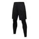 thumbnail image 1 of Short Gimnasio Hombre Con Calza Y Bolsillo Para Celular negro M, 1 of 6