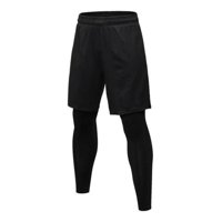 Oem - Short Gimnasio Hombre Con Calza Y Bolsillo Para Celular Multicolor Xl