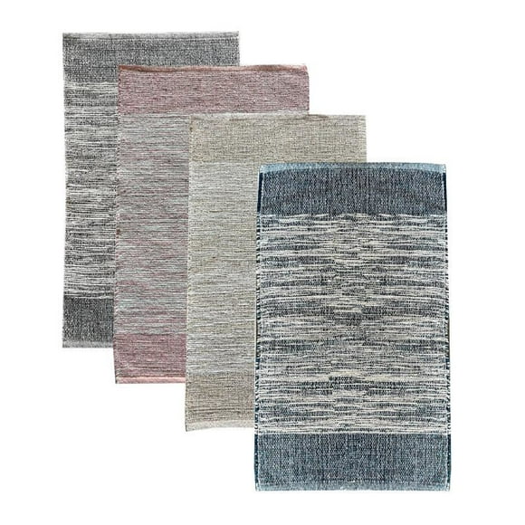 Alfombra india rectangular 120x170 Cm Algodón , color surtido 1 un