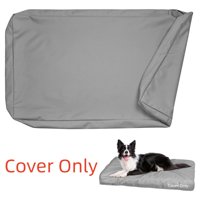 Xusx111 - Explorar Tierra Impermeable Perro Cama Cubierta Lienzo Lavable Perro Caja Almohadilla De Reemplazo Para 42 Pulgadas Caja, 40Lx27Wx4H Pulgadas, Gris