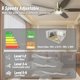 thumbnail image 3 of Ventilador de techo FANSHAIN 132 cm con luz y control remoto, 3 of 7