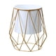 thumbnail image 4 of Soporte De Jardinera De Metal Props Soporte De Maceta Para Bodas Decoración Interior Al Aire Libre Blanco Geométrico, 4 of 5
