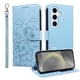 thumbnail image 4 of Funda Cartera para Samsung Galaxy S24 Perro Cachorro Grabado con Tarjetas Soporte Correa Azul, 4 of 6